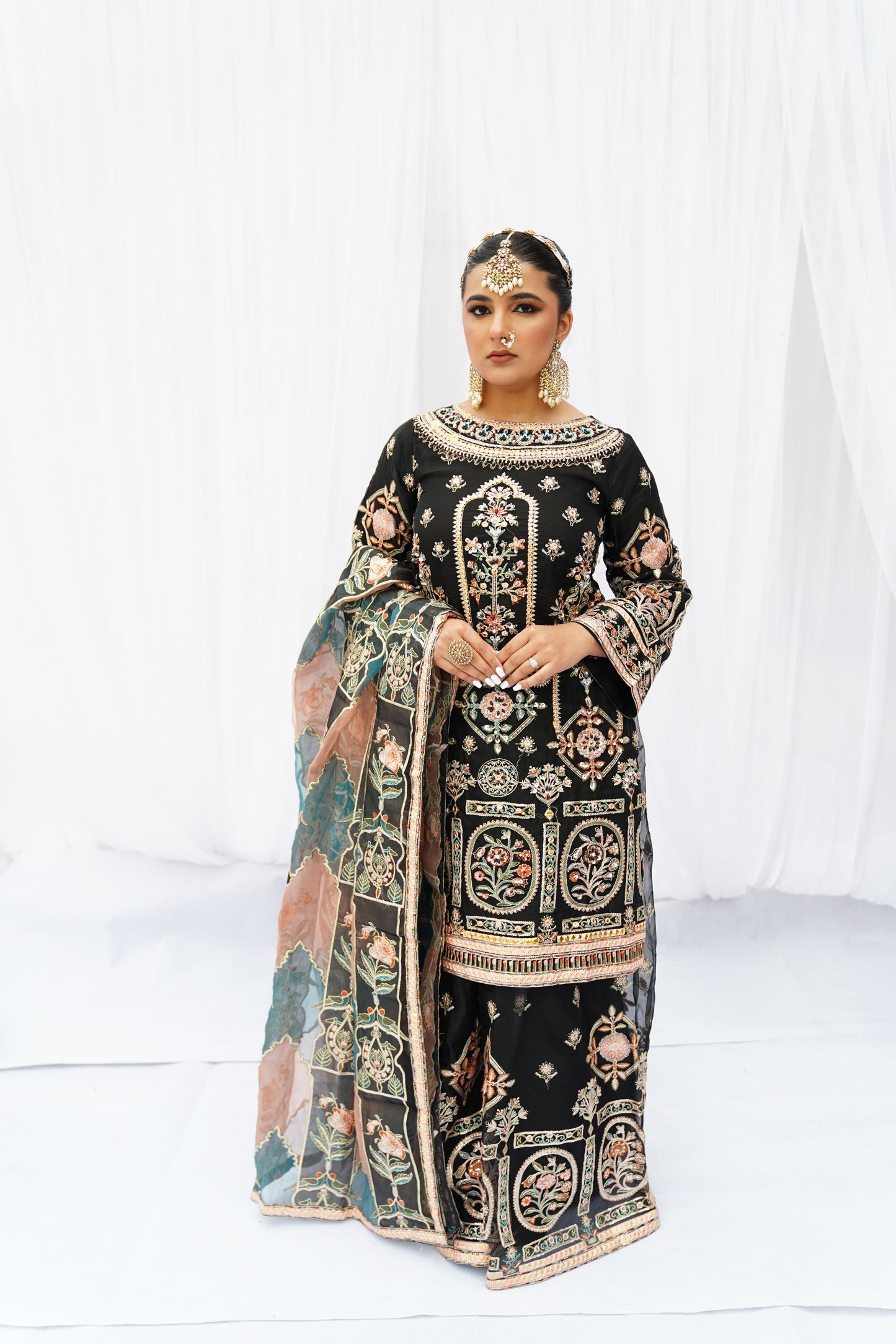 Black Primrose- Gardenia Collection Formal wear: Pakistani Designer Pret Wear