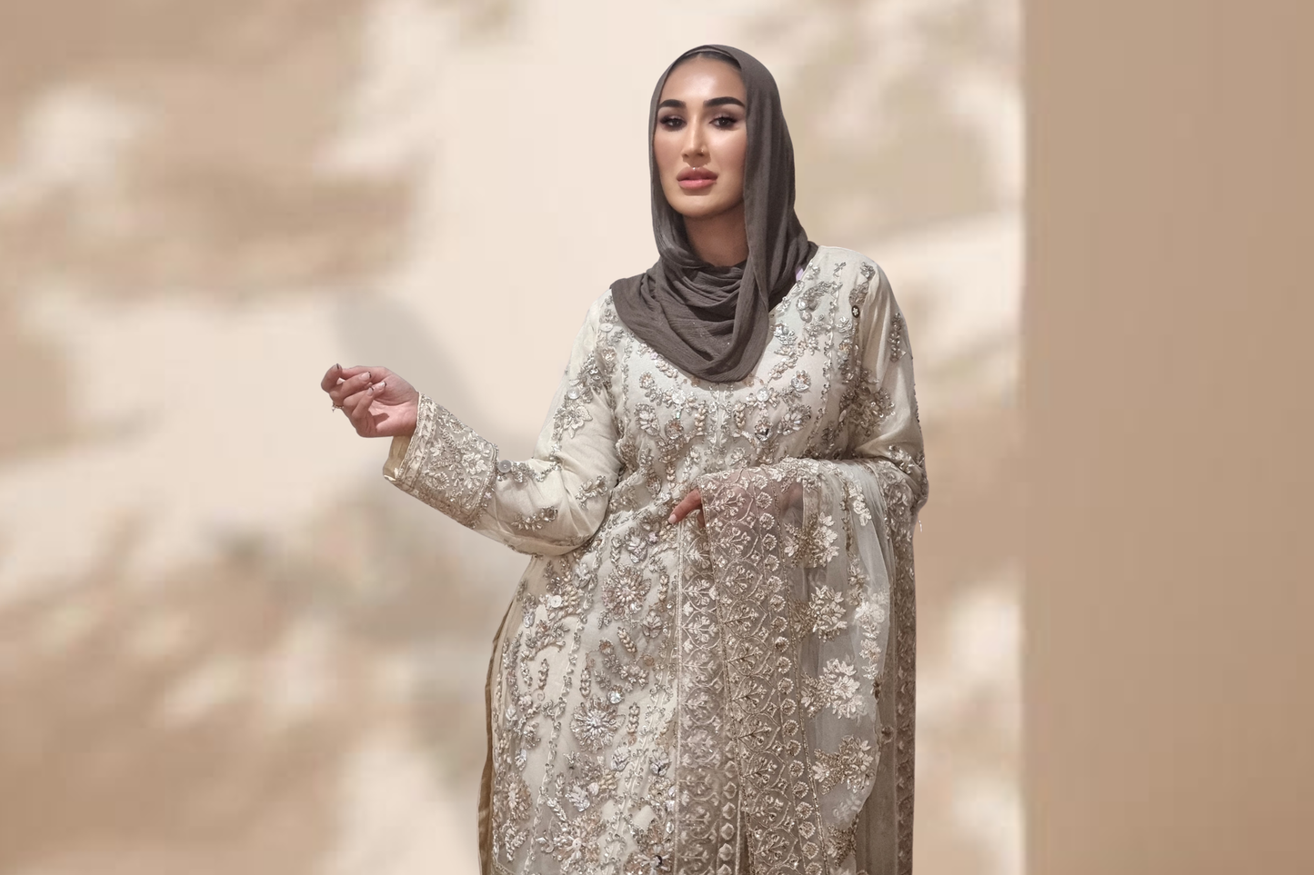 White Rose - Gardenia Collection Formal wear: Pakistani Designer Pret Wear