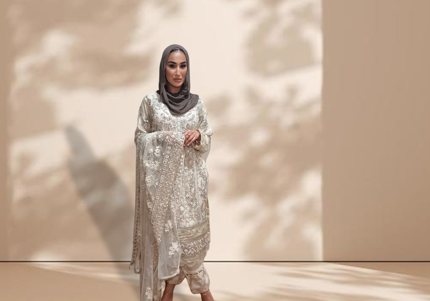 White Rose - Gardenia Collection Formal wear: Pakistani Designer Pret Wear
